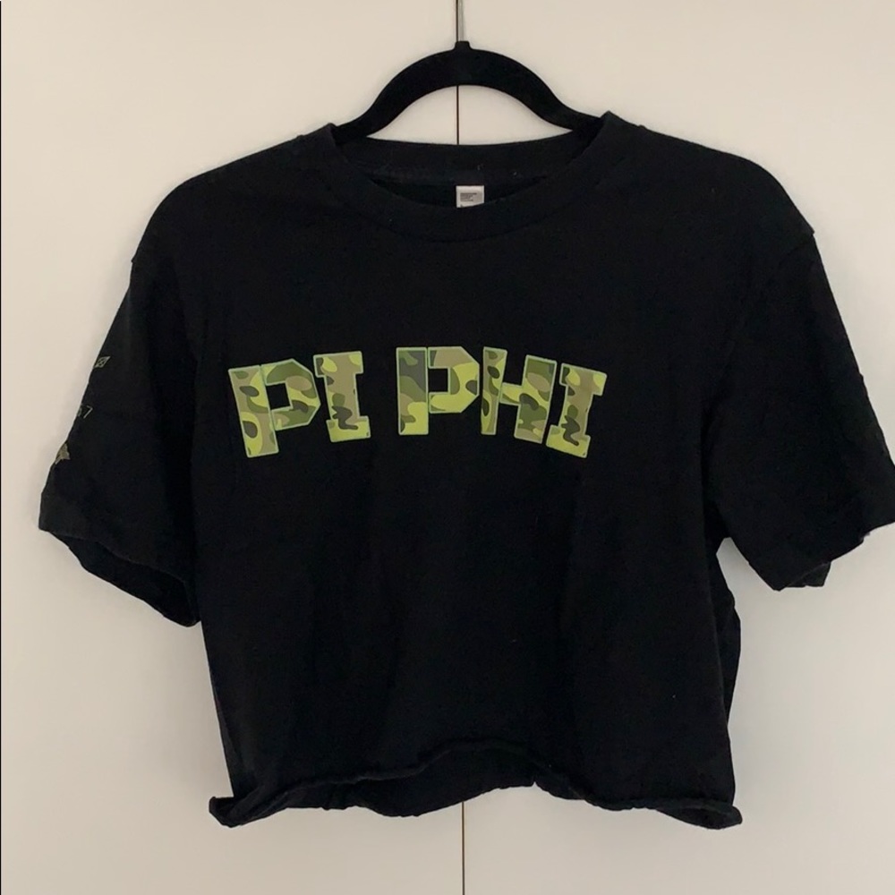 Pi Phi Army crop top